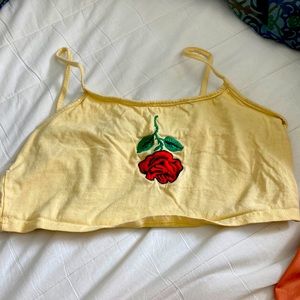 Very cute yellow top used once